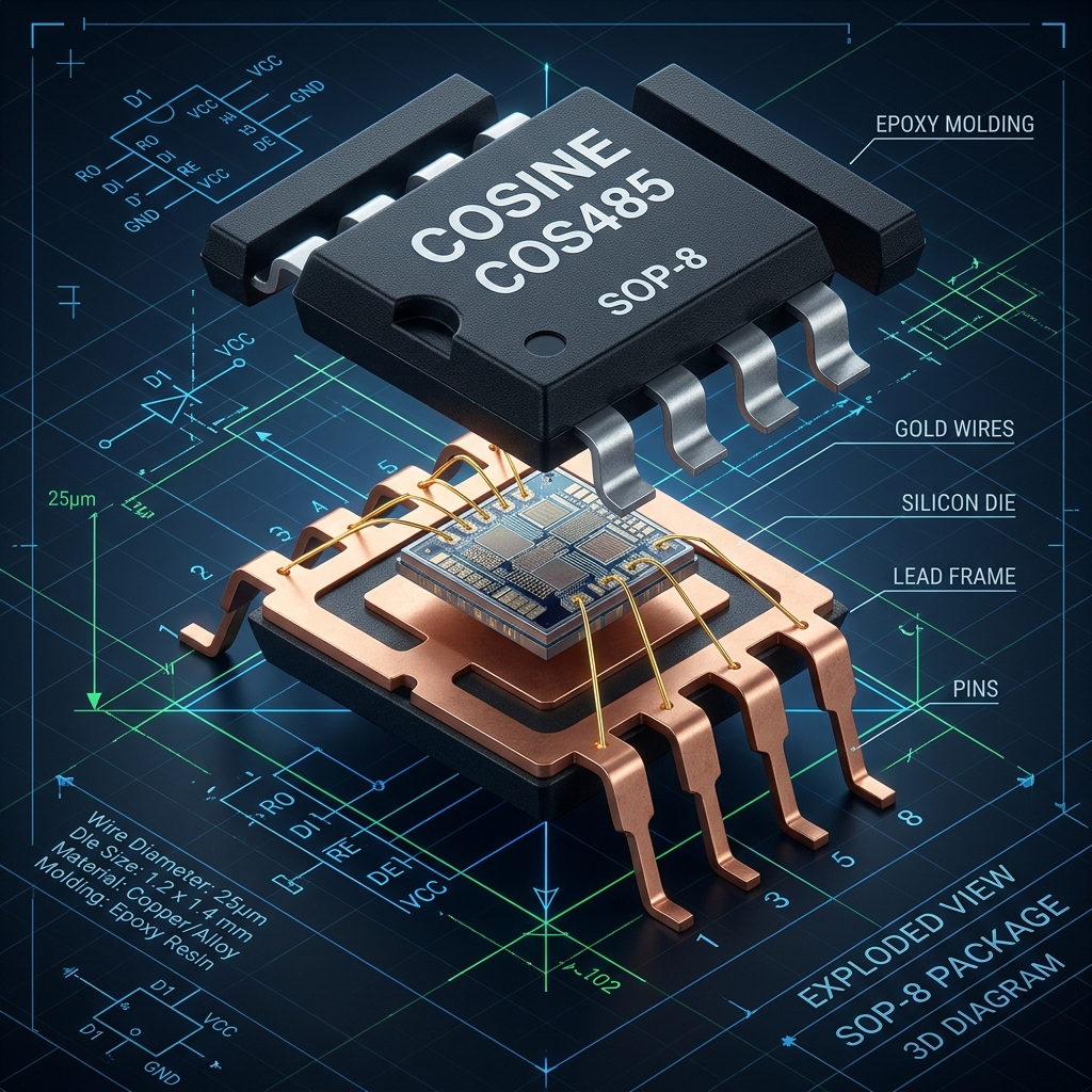 COS13487EESA Half-Duplex RS-485/RS-422 Transceiver
