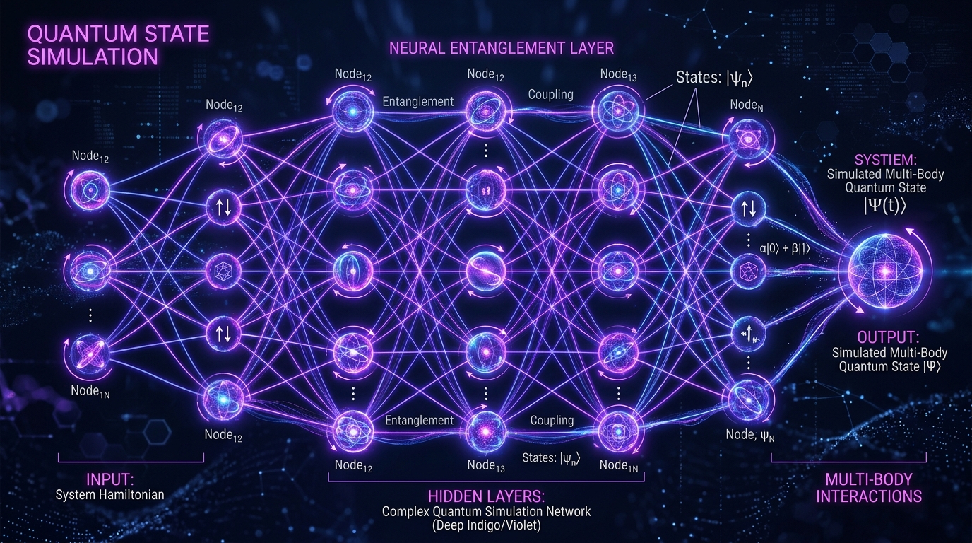 Neural network simulating open quantum system spin model