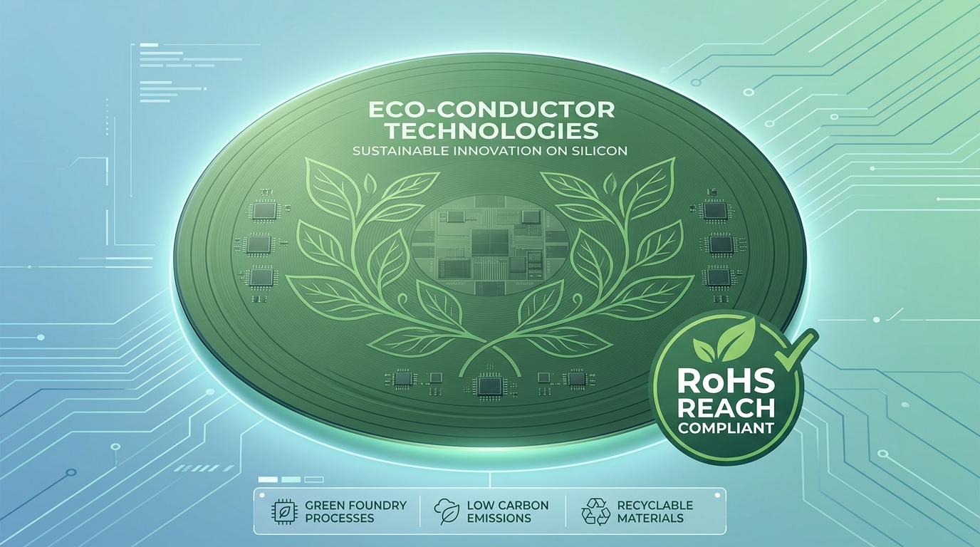 RoHS and REACH compliant semiconductor silicon wafer