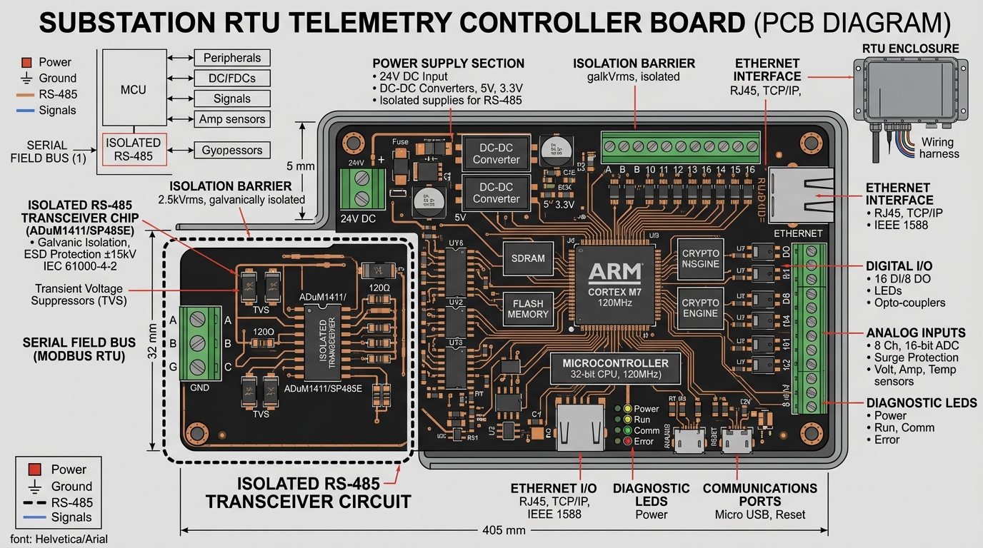 Smart grid electricity meter transceiver routing schematic